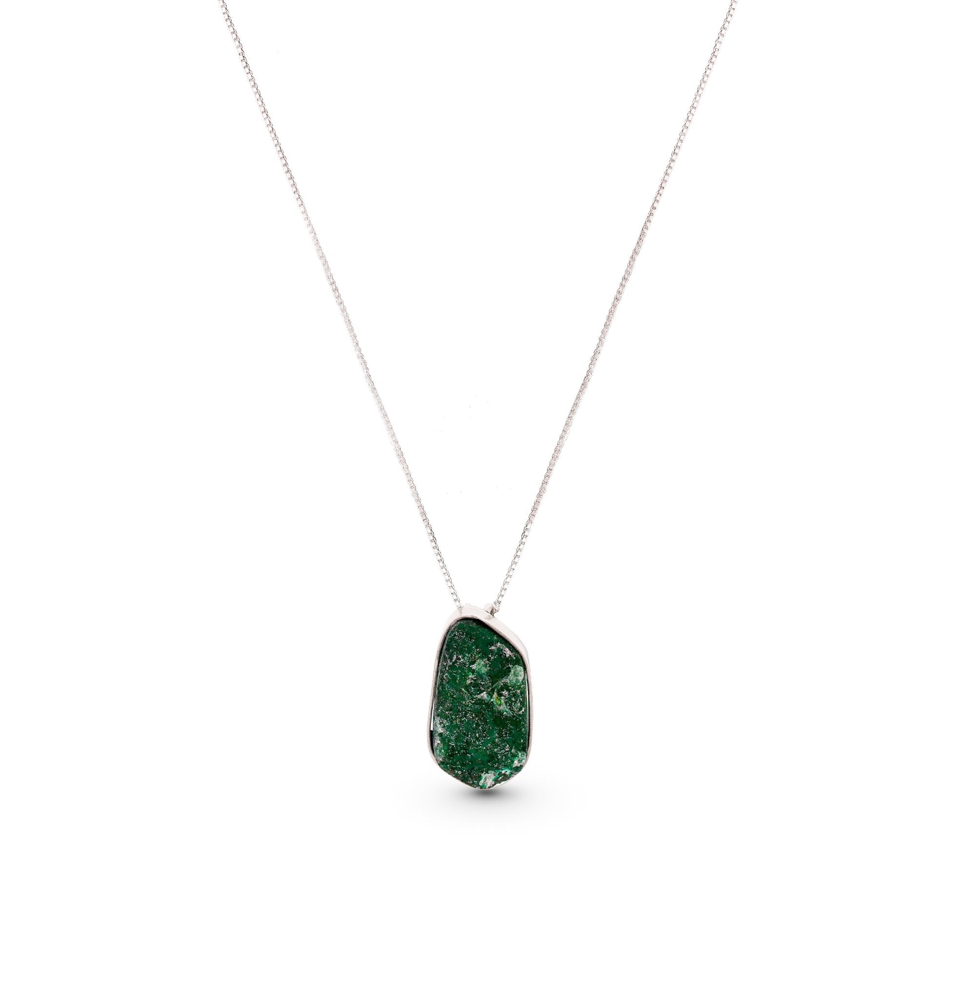 Alter Raw Necklace - Green Quartz - Alke