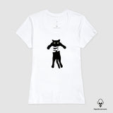 Camiseta Gato No Colo | Algodão Peruano |