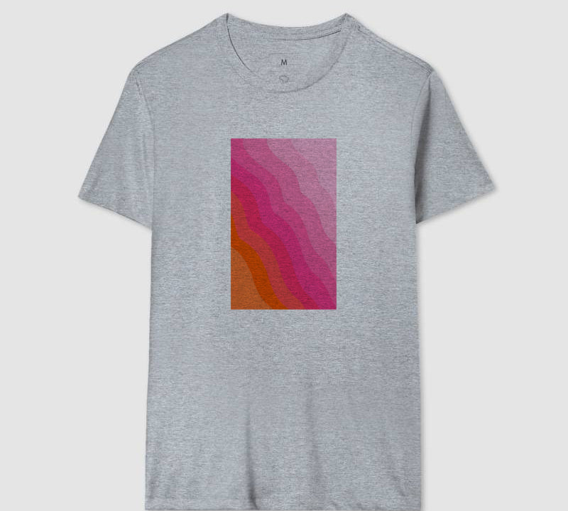 Camiseta Pink Waves