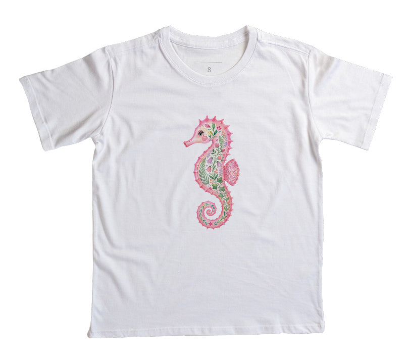 Camiseta Infantil Jardim Marinho