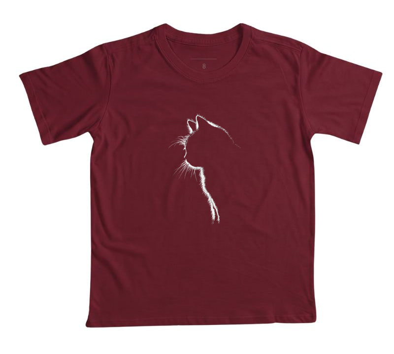 Camiseta Infantil Luar Felino
