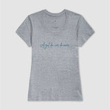 Camiseta Azul da Cor do Mar