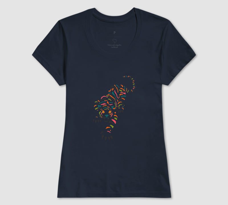 Camiseta Tigre Tropical