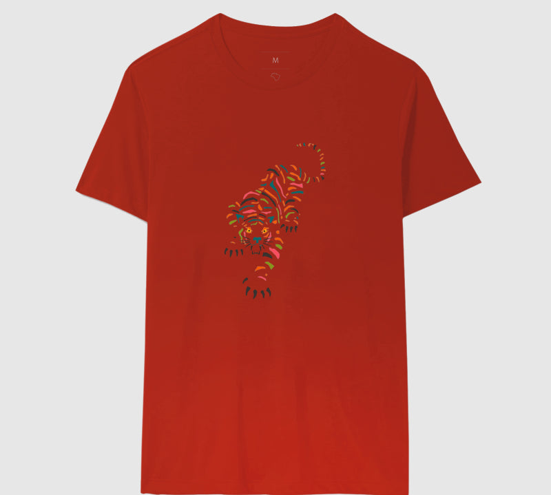 Camiseta Tigre Tropical