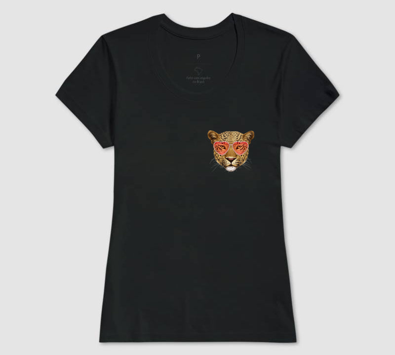 Camiseta Leopardo Con Gafas