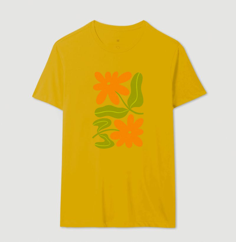 Camiseta Orange Bloom