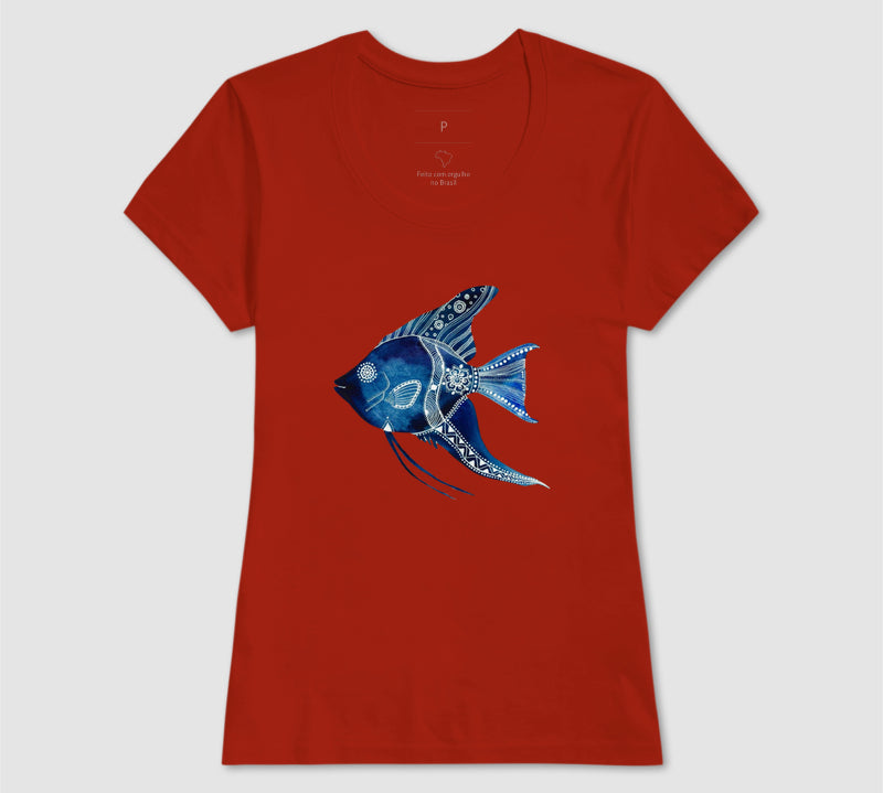 Camiseta Peixe Azul