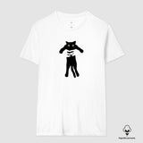 Camiseta Gato No Colo | Algodão Peruano |