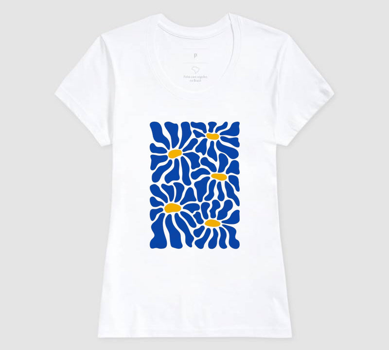 Camiseta Primavera Azul