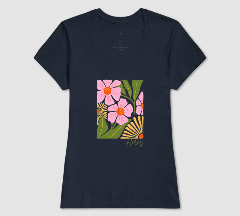Camiseta Flores
