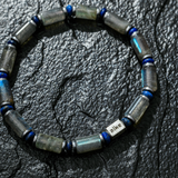 Pulseira Labradorita Tubo (5mm)