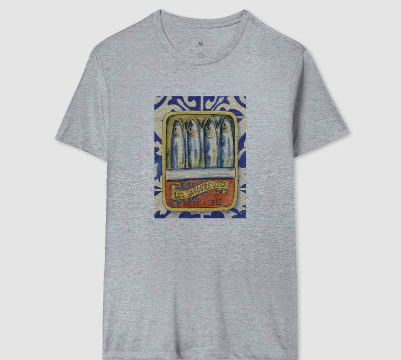 Camiseta Sardines à L'Huile
