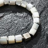 Pulseira Madrepérola Cubo (6mm)