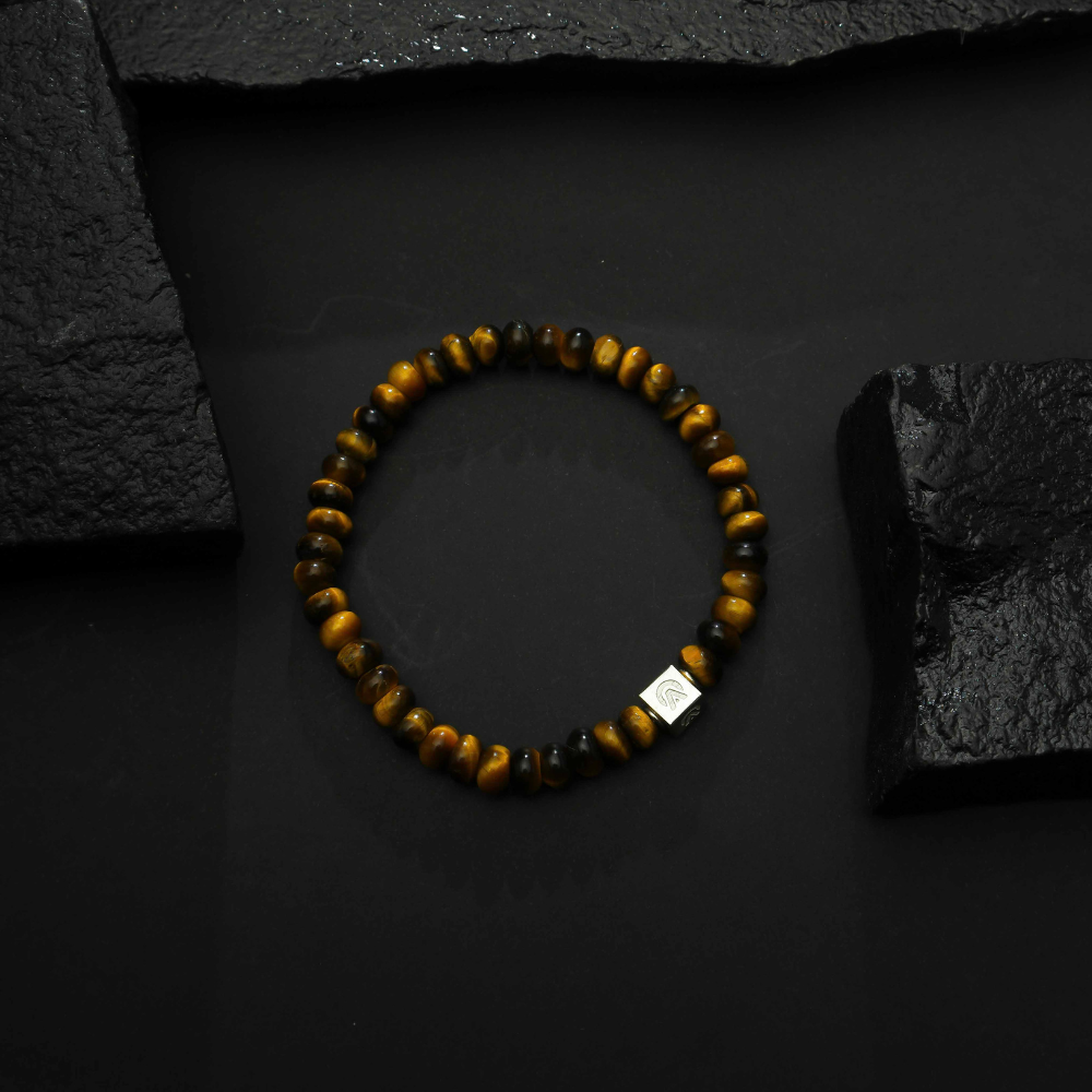 Olho de Tigre Pulseira Masculina