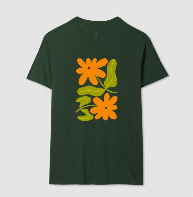 Camiseta Orange Bloom