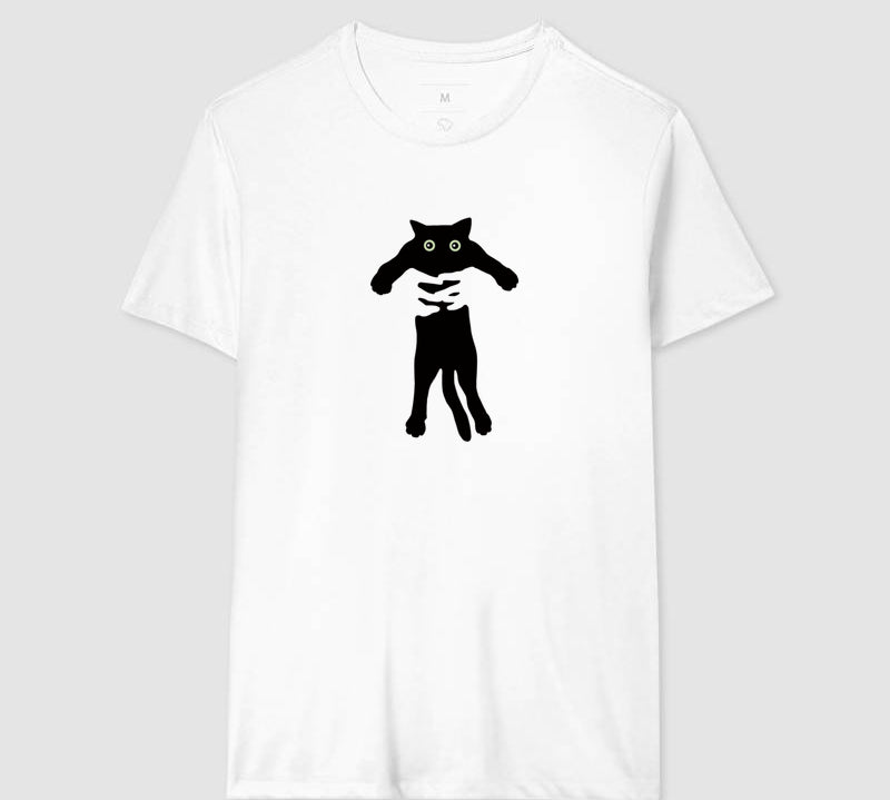 Camiseta Gato No Colo