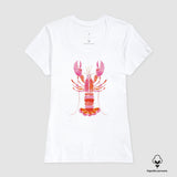 Camiseta Pink Lobster | Algodão Peruano |