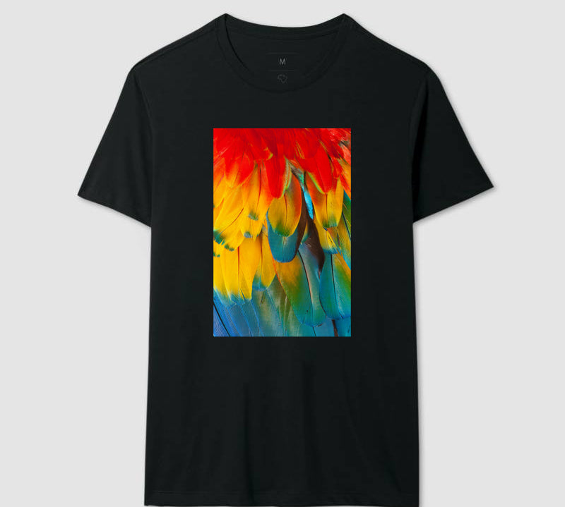 Camiseta Penas de Arara