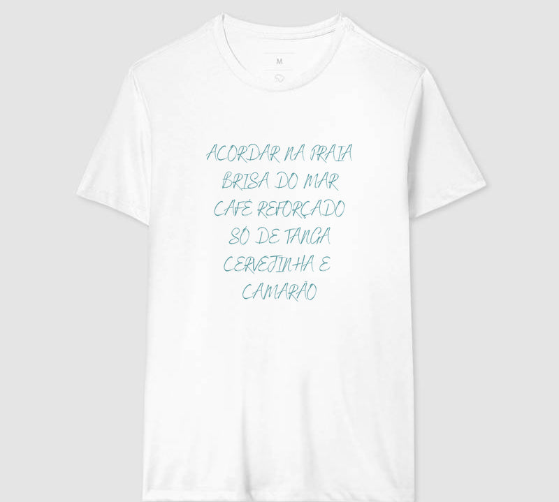 Camiseta Acordar na Praia