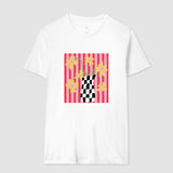 Camiseta Flores Xadrez