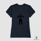 Camiseta Gato No Colo | Algodão Peruano |