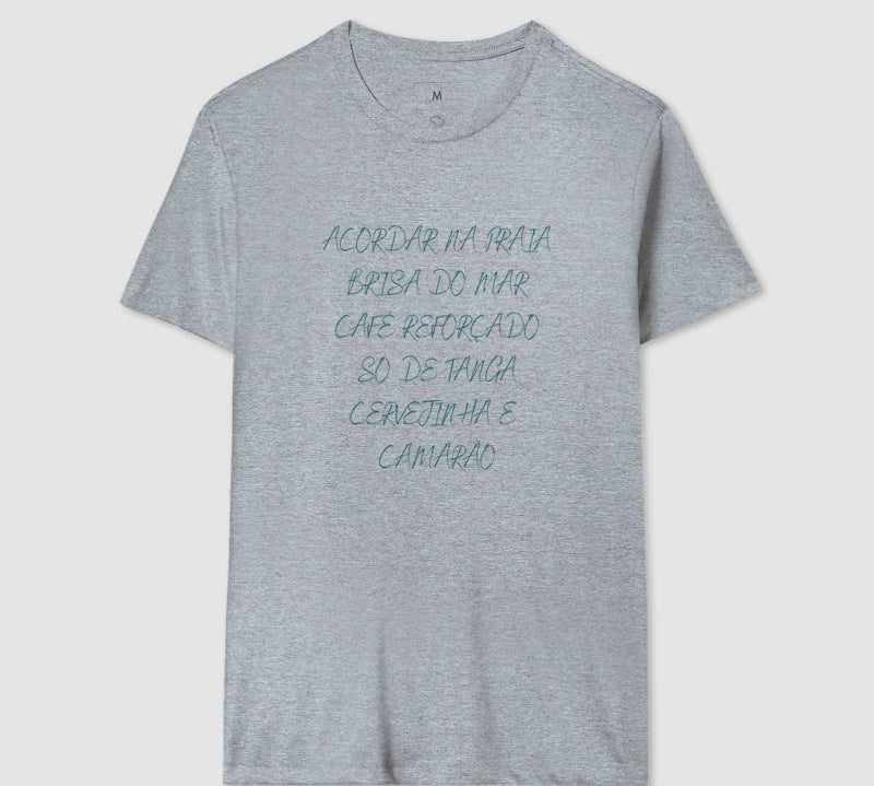 Camiseta Acordar na Praia
