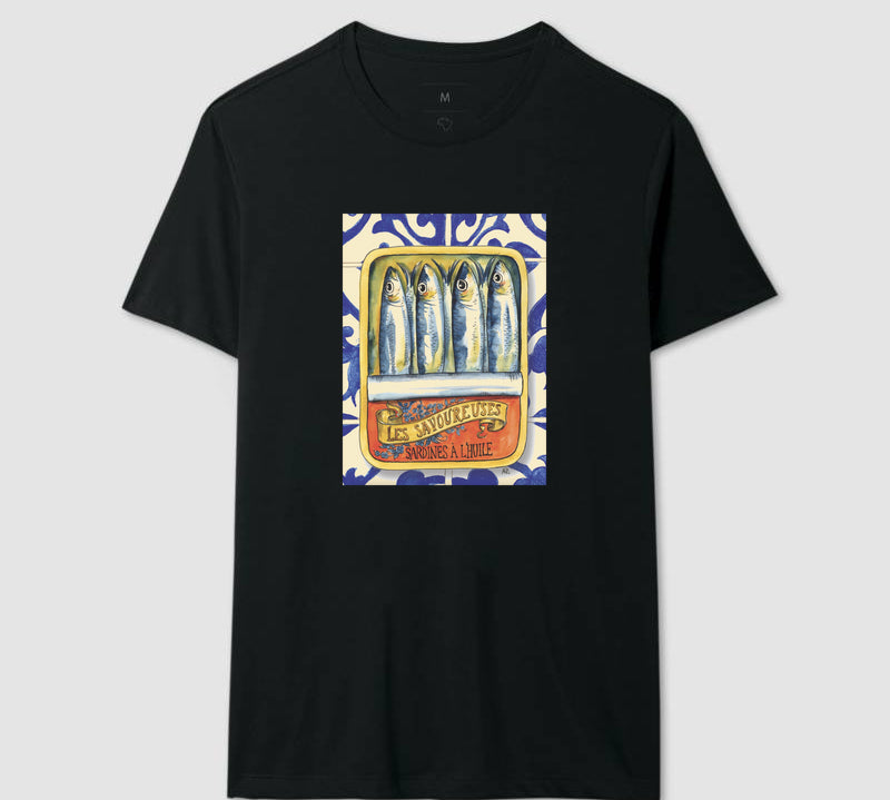 Camiseta Sardines à L'Huile