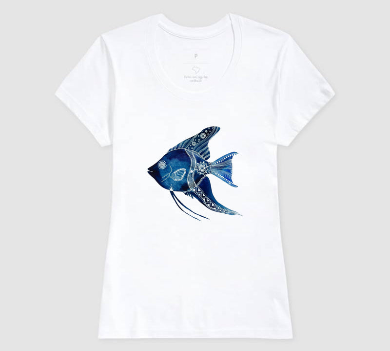 Camiseta Peixe Azul