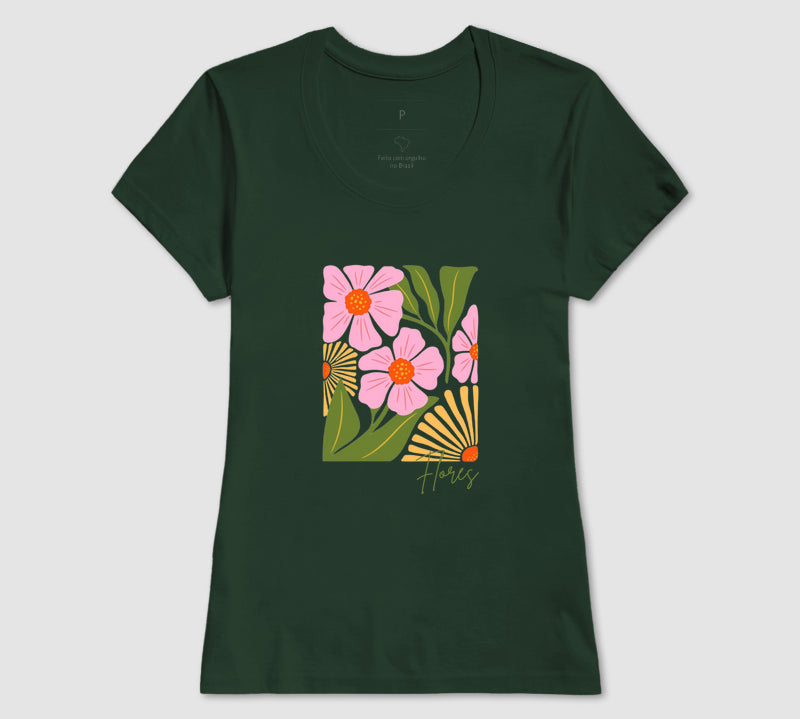 Camiseta Flores