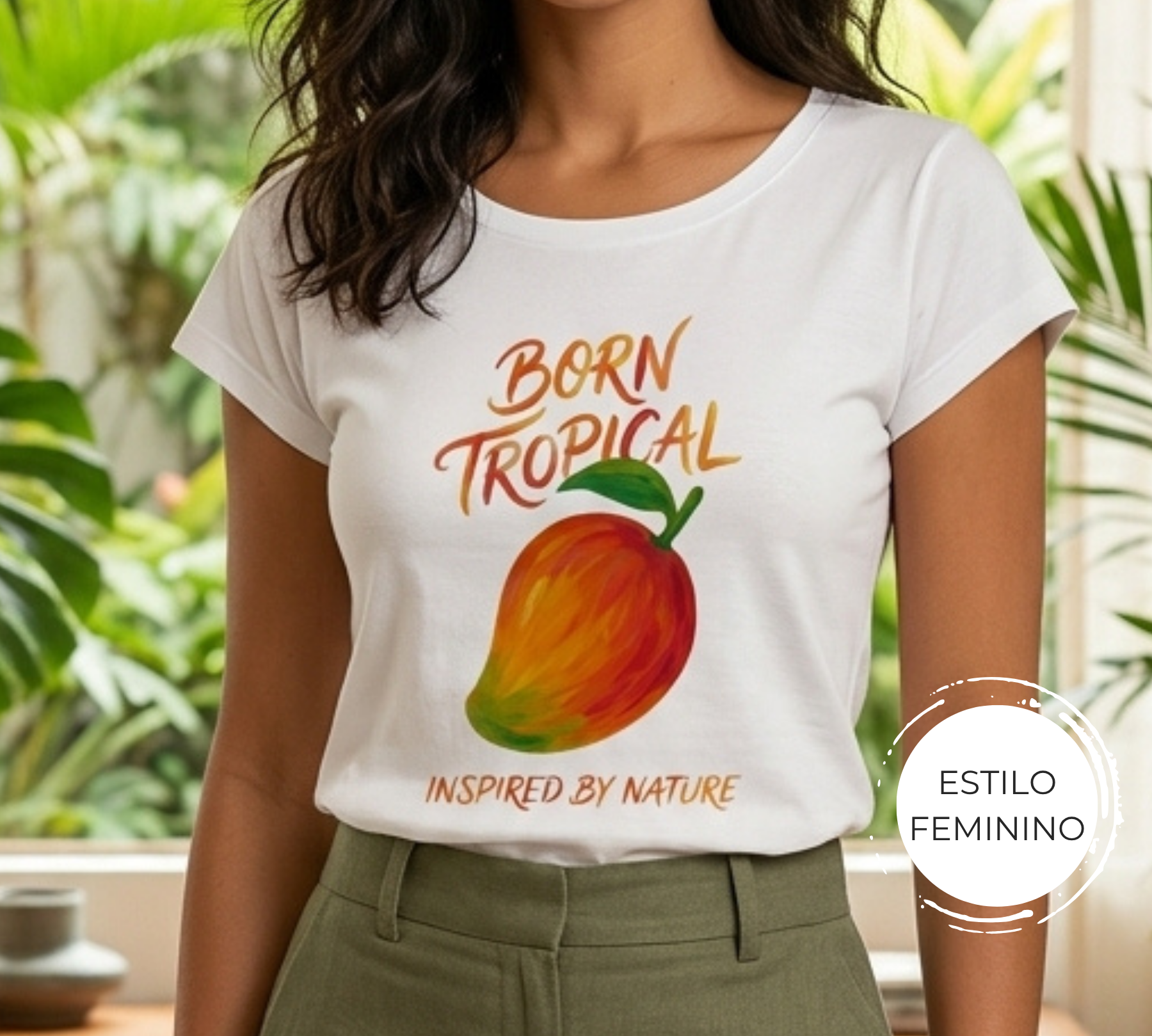 Camiseta Born Tropical | Algodão Peruano |