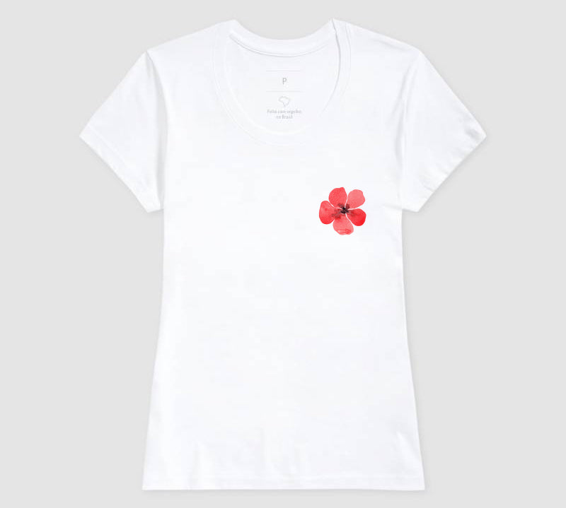 Camiseta Red Flower