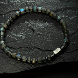 Labradorita Pulseira Masculina