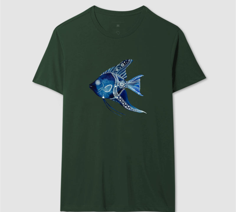 Camiseta Peixe Azul