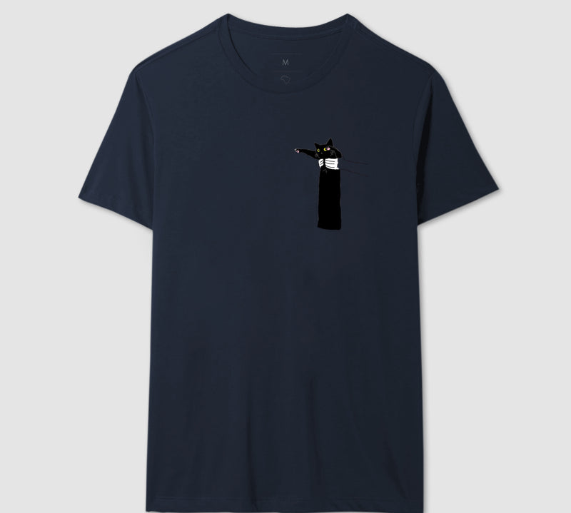 Camiseta Gatinho Pantera Negra