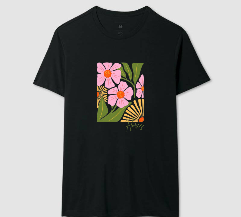 Camiseta Flores