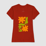 Camiseta Orange Bloom