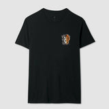 Camiseta Leão Preto e Amarelo