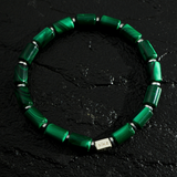 Pulseira Malaquita Tubo (6mm)