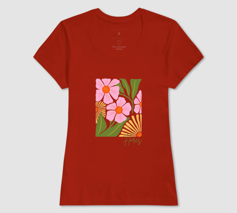 Camiseta Flores