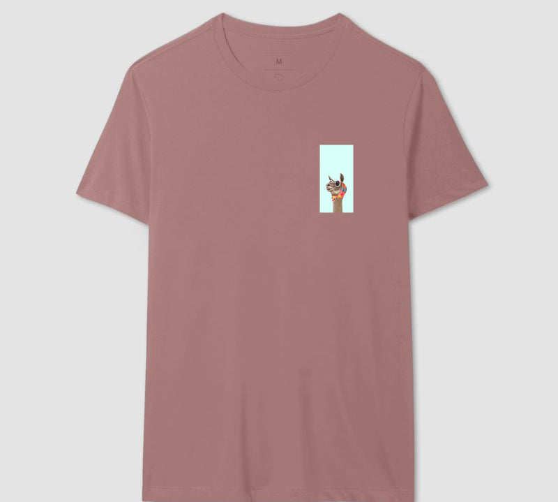 Camiseta Lhama Que Eu Vou