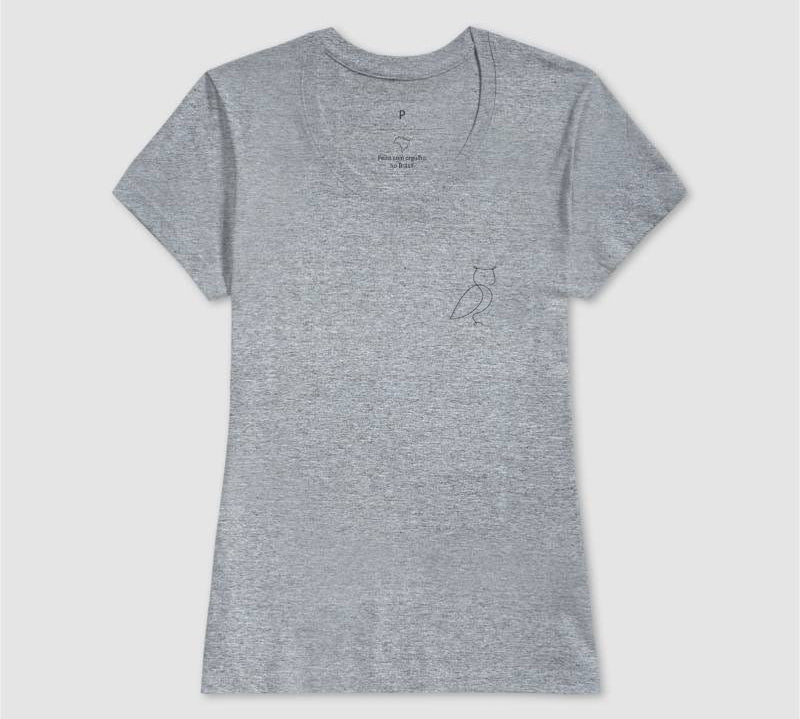 Camiseta Coruja Single Line