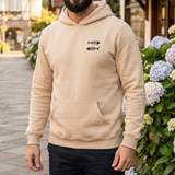 Hoodie Minimal Fishbone