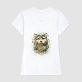 Camiseta Aquarela Gato