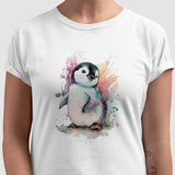 Camiseta Pinguim Tropical