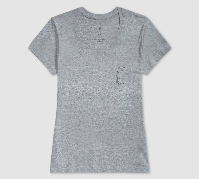 Camiseta Pinguim Single Line