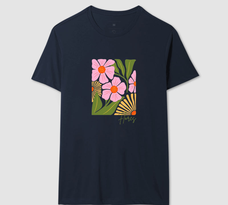 Camiseta Flores