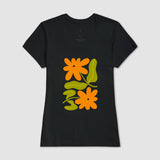 Camiseta Orange Bloom
