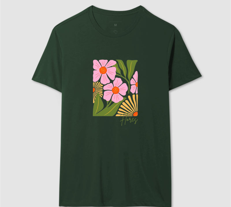Camiseta Flores