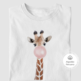 Camiseta Bubble Giraffe | Algodão Peruano |