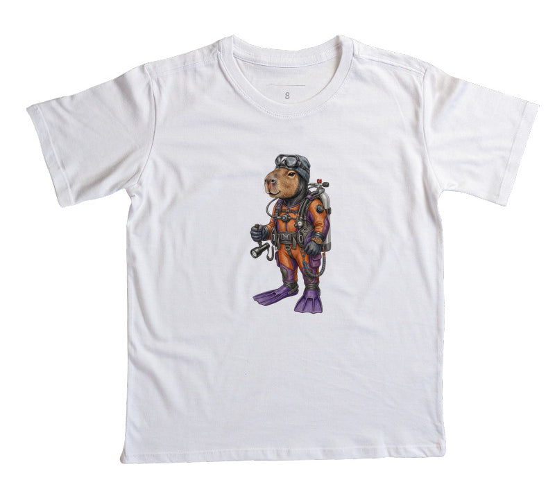 Camiseta Infantil Mergulho